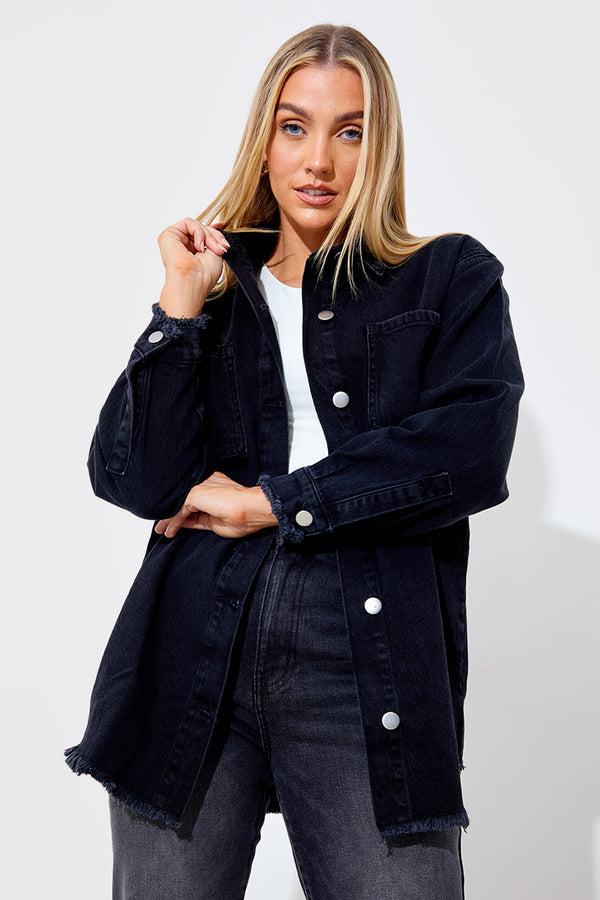 In The Style In The Style Washed Mom Jeans Black