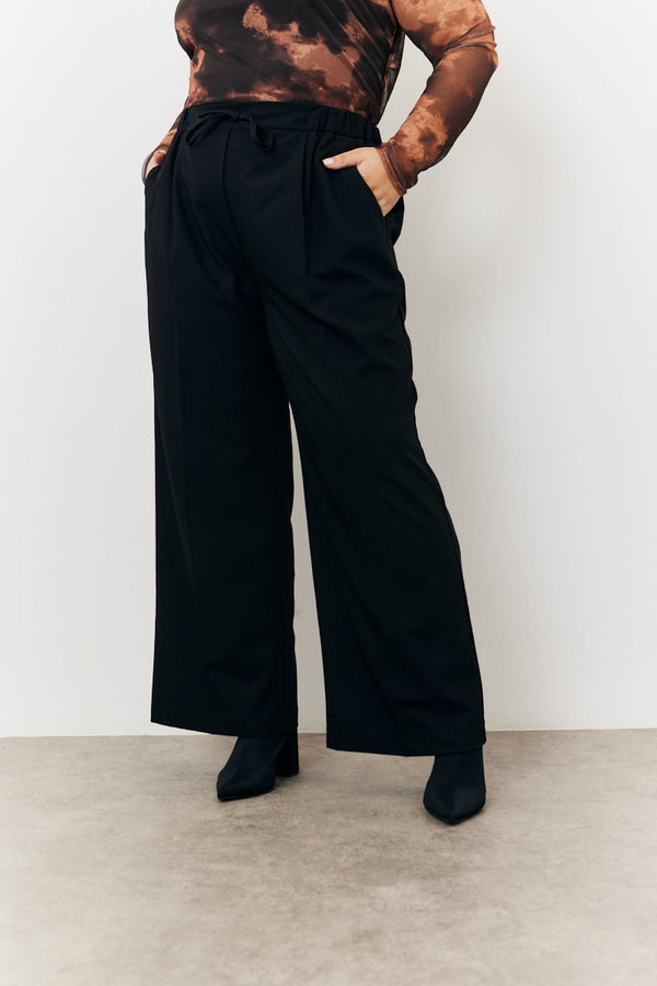In The Style In The Style Wide Leg Trouser Black