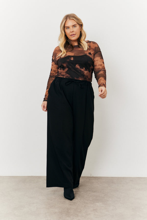 in the style In the Style Wide Leg Trouser Black