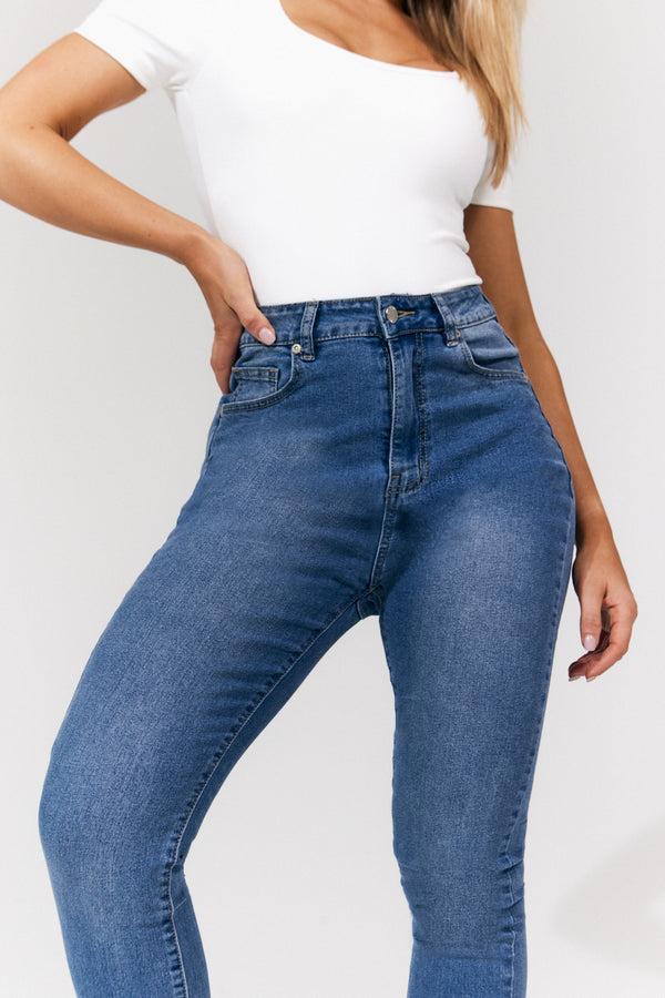 In The Style In The Style Isobelle Skinny Jean Midblue