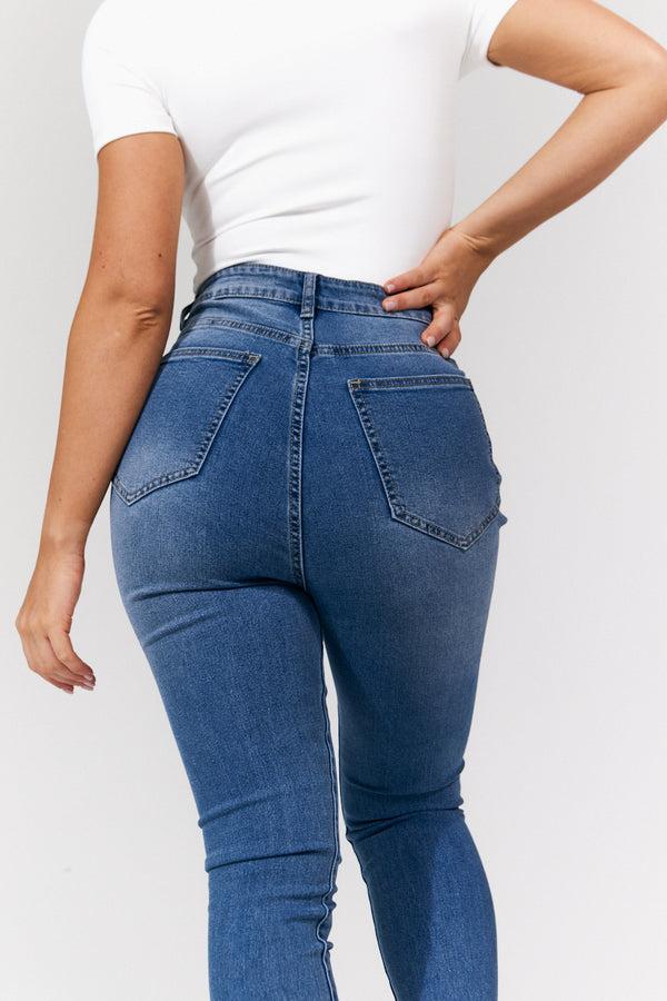 In The Style In The Style Isobelle Skinny Jean Midblue