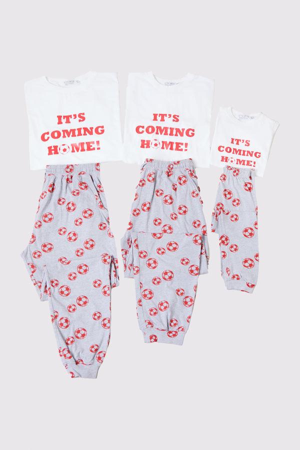 In The Style In The Style Kids WhiteItS Coming Home Short Sleeve Matching Family Pj Set White
