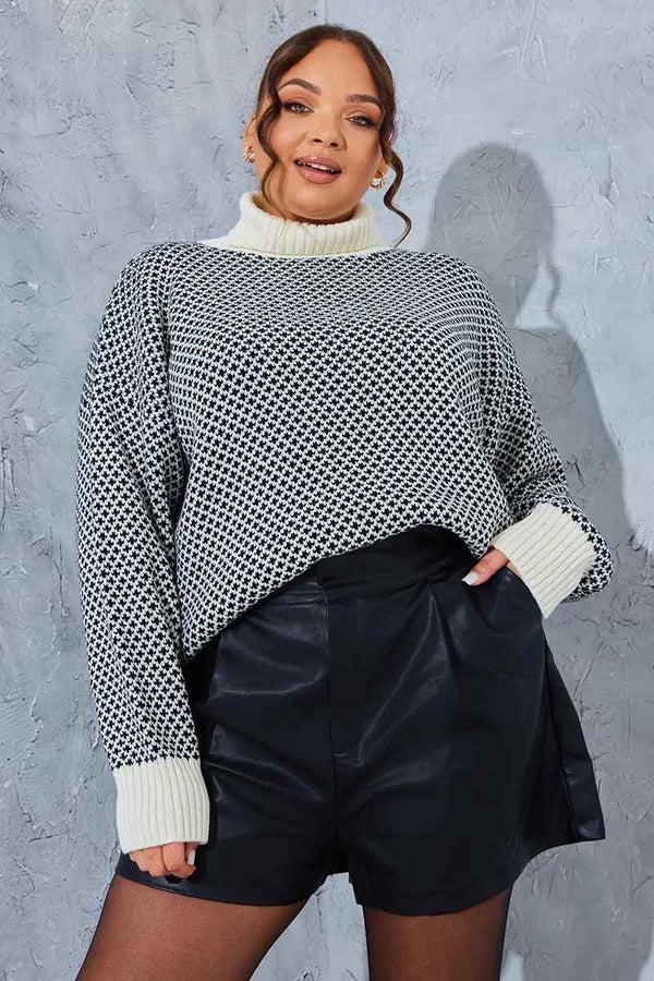 In The Style In The Style Leather Look High Waisted Boxy Shorts Black