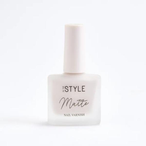 in the style In The Style Matte Nail Varnish Bone White