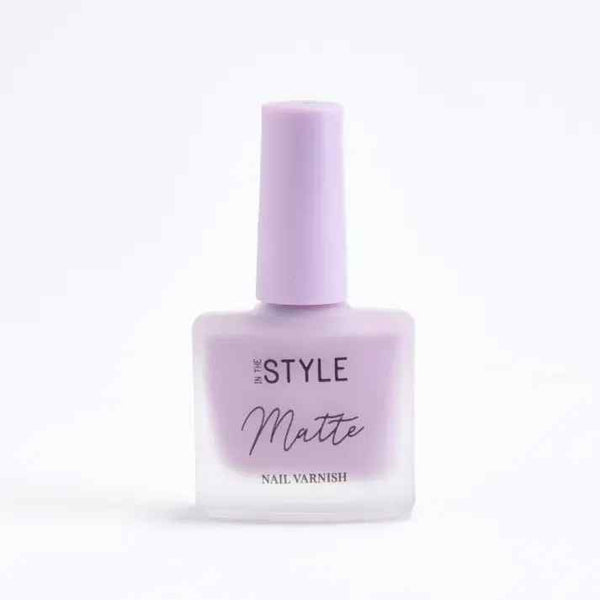 in the style In The Style Matte Nail Varnish Lilac to go