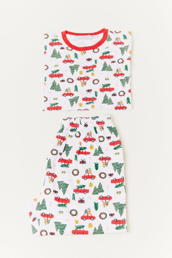 in the style In the Style Mens Traditional Print Matching Family Pyjama Set Multi