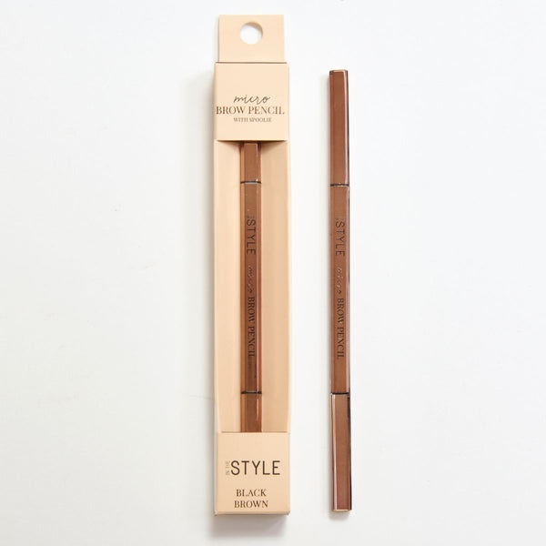 In The Style In The Style Micro Brow Pencil & Spoolie Black Brown