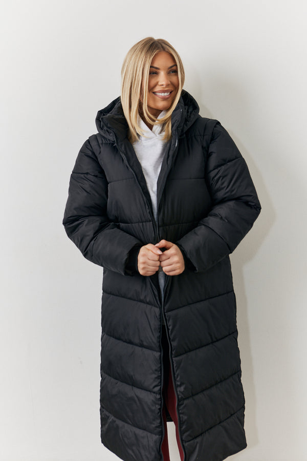 In The Style In The Style Multiway 5 In 1 Puffer Coat Charcoal