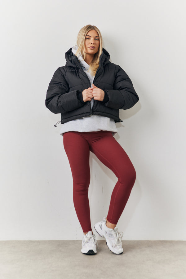 In The Style In The Style Multiway 5 In 1 Puffer Coat Charcoal