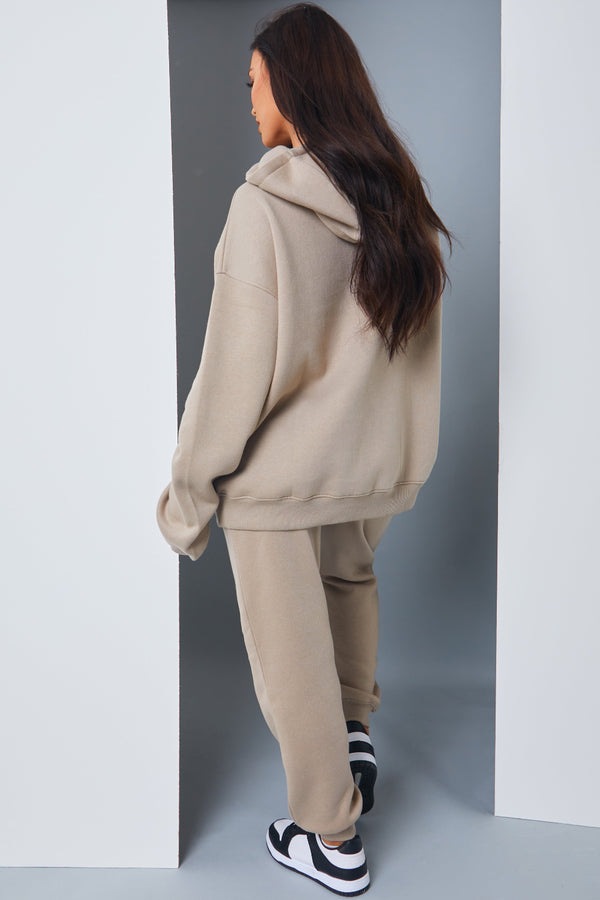 In The Style In The Style NYC' Borg Slogan Jogger Mocha