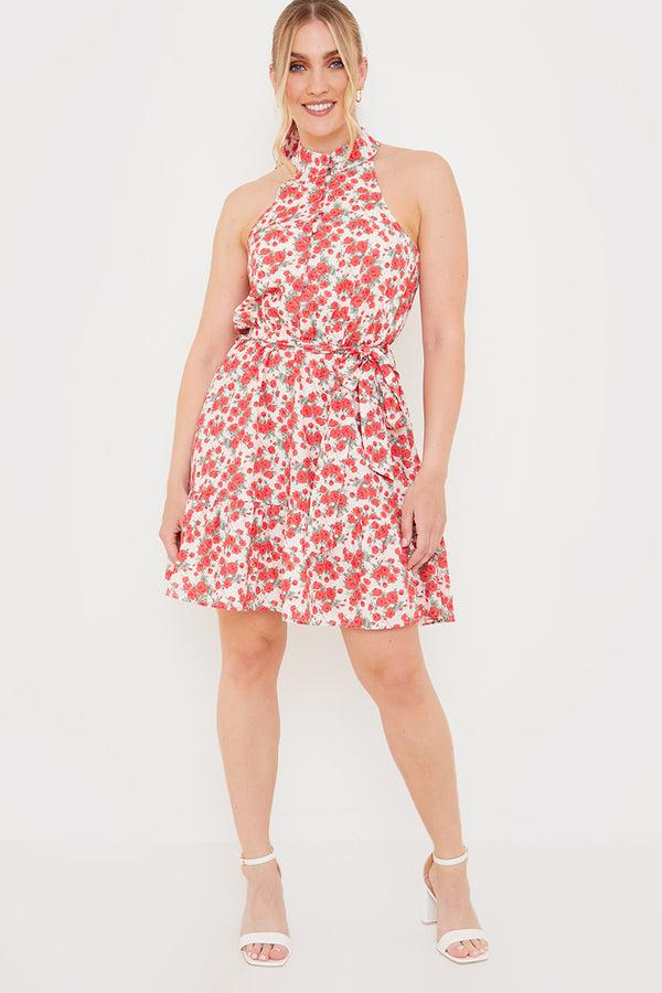 In The Style In The Style Polo In The Park Dress Red