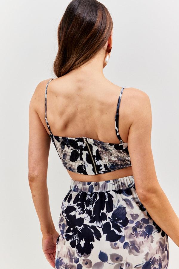 In The Style In The Style Printed Corsage Co-Ord Skirt Print
