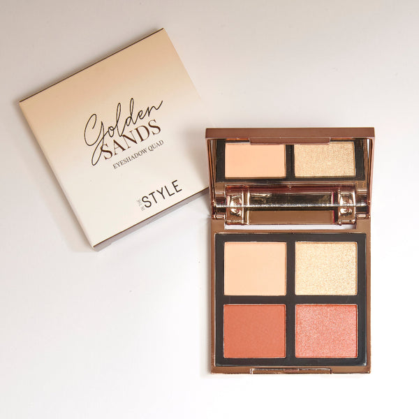 In The Style In The Style Quad Eyeshadow Palette Golden Sands