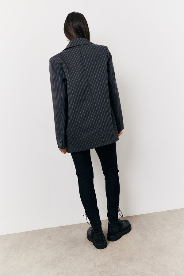 In The Style In The Style Seam Detail Trousers Black