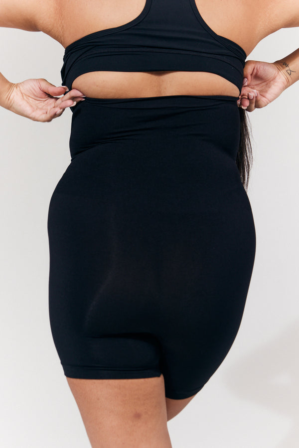 In The Style In The Style Seamless Snatched Sculpting Chafing Short Black