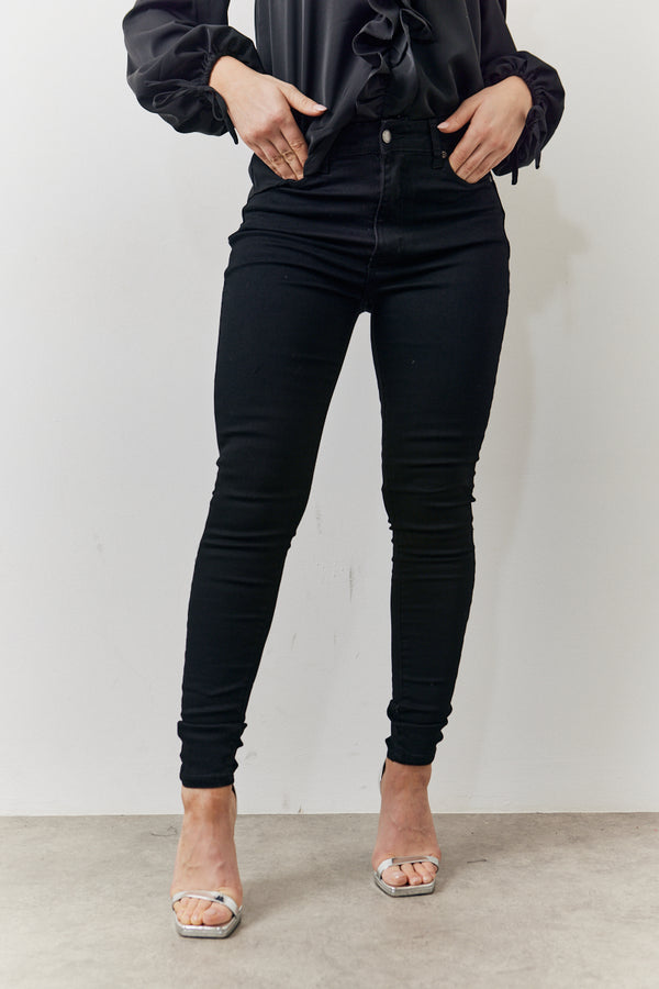 In The Style In The Style Shaper Stretch Jeans Black