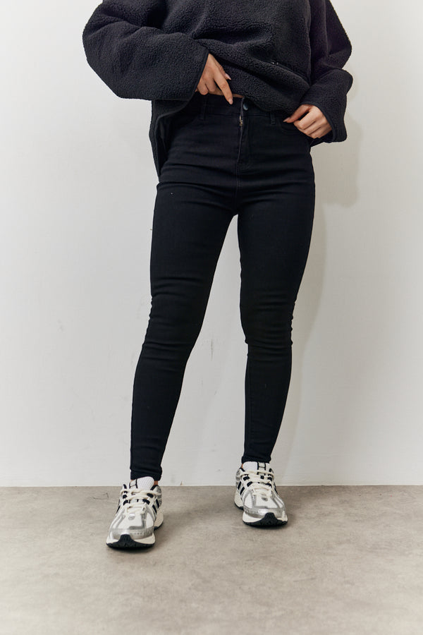 In The Style In The Style Shaper Stretch Jeans Black