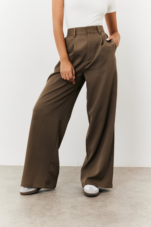 In The Style In The Style Tailored Co-Ord Trouser Camel