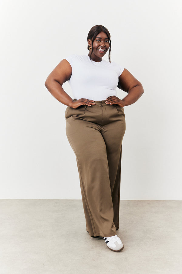 In The Style In The Style Tailored Co-Ord Trouser Camel