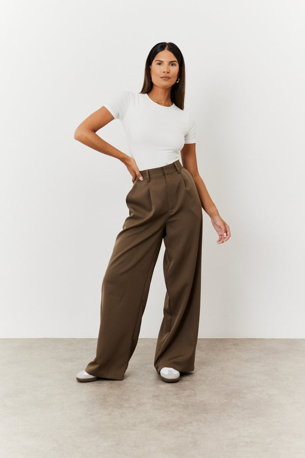 in the style In The Style Tailored Co-Ord Trouser Camel