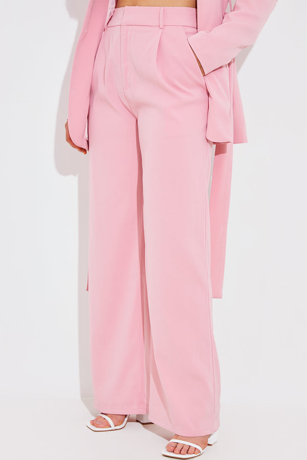 In The Style In The Style Tailored Trouser Light Pink