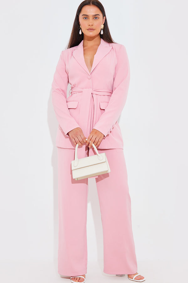In The Style In The Style Tailored Trouser Light Pink