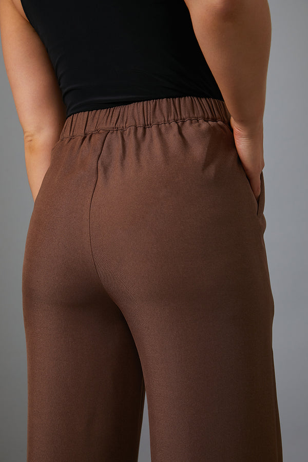 In The Style In The Style Tailored Trousers Chocolate
