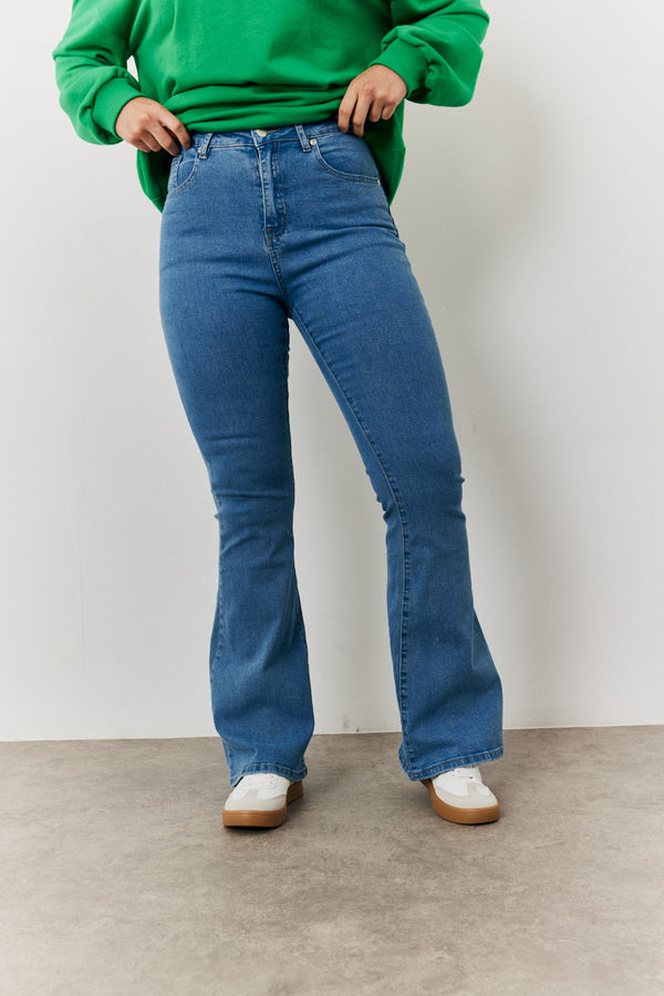 In The Style In The Style Thigh Shaper Kickflare Blue