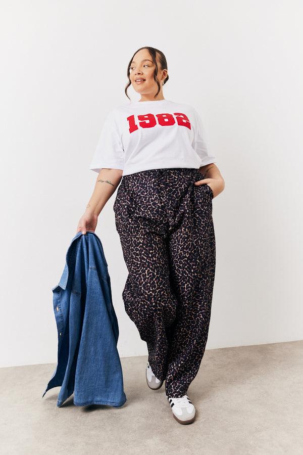 In The Style In The Style White 1982 Slogan T-Shirt White