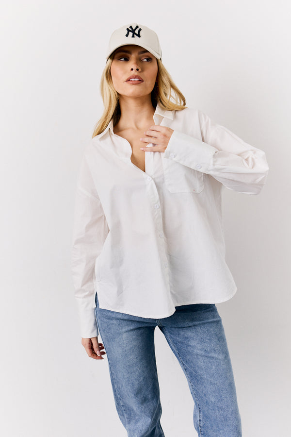 in the style In the Style White Oversized Shirt White