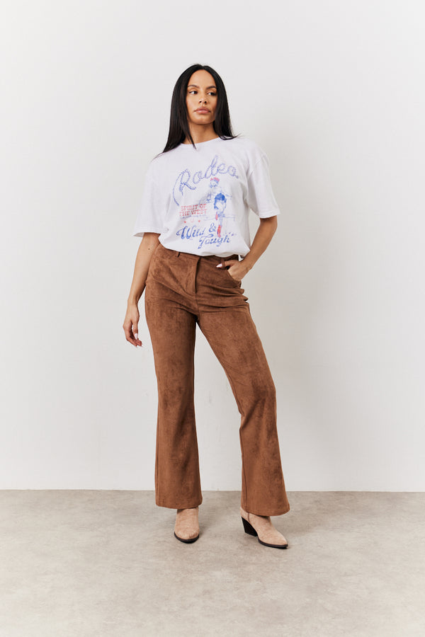 In The Style In The Style White Rodeo Graphic T-Shirt White