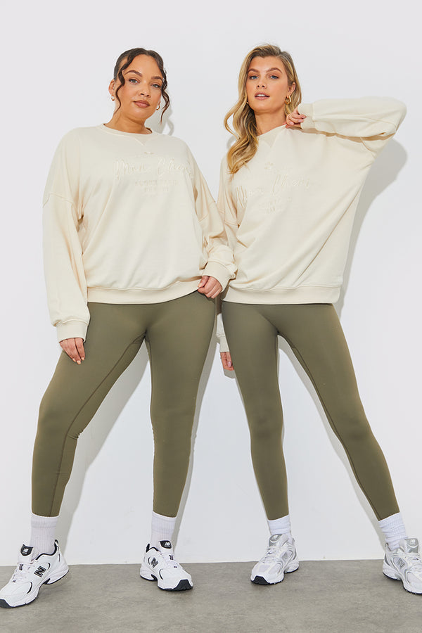 in the style In the Style Wrap Front Legging Burgundy