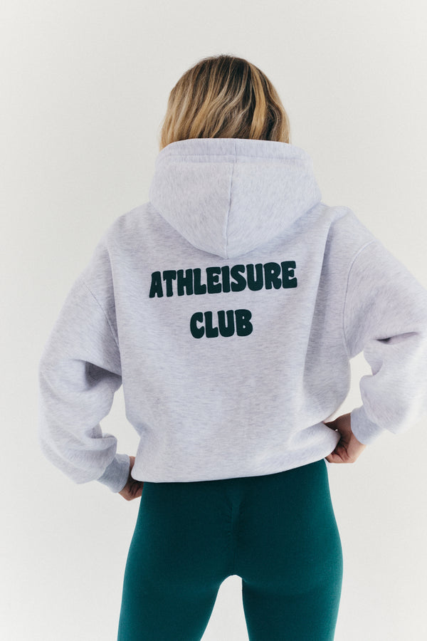 In The Style {# Title Already Starts With Vendor: Print Nothing Extra #}Fits Oversized Bubble Print Hoodie Grey