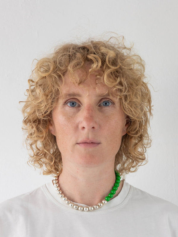 Ina Seifart Perlen Silver/wood Necklace