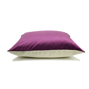 incasa Alma Pillow - Purple / Cream - 20" x 20"