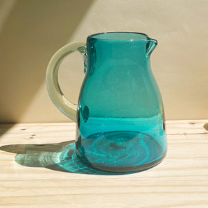 Incasa Clara Handblown Pitcher With Cocktail Spoon