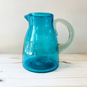 Incasa Clara Handblown Pitcher With Cocktail Spoon