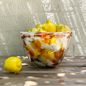 Incasa Clara Salad Bowl - Red