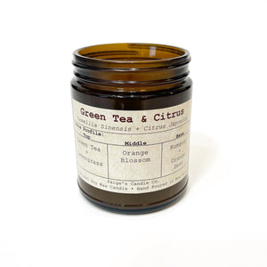 Incasa Green Tea & Citrus Soy Wax Candle
