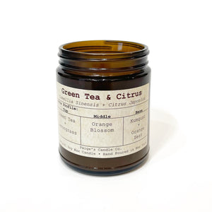 incasa Green Tea & Citrus Soy Wax Candle