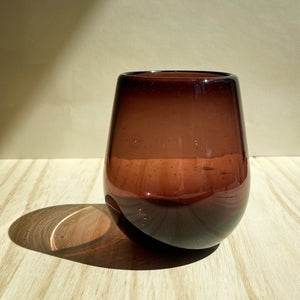 Incasa Impala Wine Glass Handblown - Purple