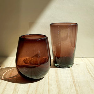 Incasa Impala Wine Glass Handblown - Purple