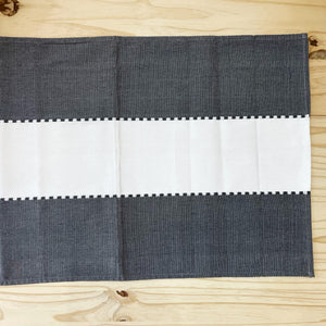 Incasa Jamil Handwoven Table Runner - Charcoal