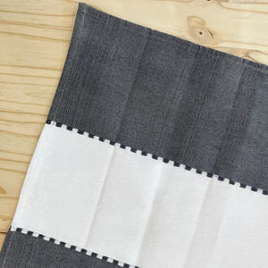 Incasa Jamil Handwoven Table Runner - Charcoal