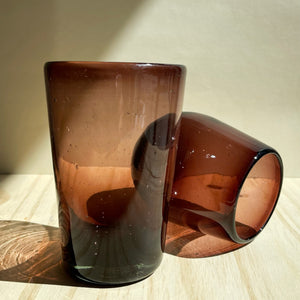 Incasa Lena Handblown Highball Glass - Purple