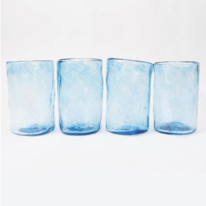 Incasa Lena Handblown Medium Glass - Ocean