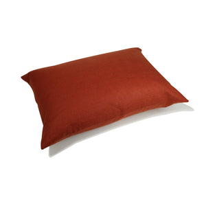 Incasa Linen Pillow - Terracotta - 20" X 14"