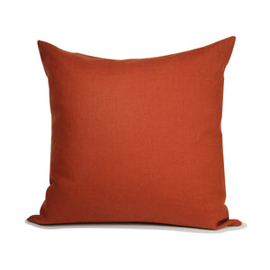 incasa Linen Pillow - Terracotta - 20" x 20"