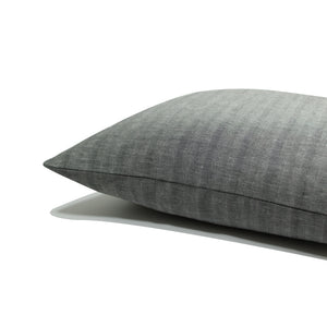 Incasa Livia Pillow - Herringbone Grey - 20" X 20"
