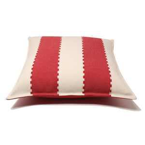 Incasa Mitla Handwoven Pillow - Cranberry